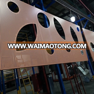 Metal facades panel laser cutting