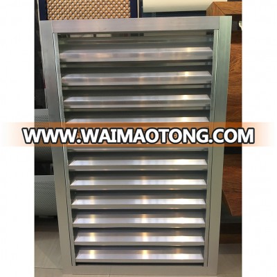 Aluminum rain louvers