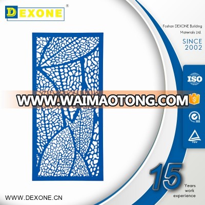 Aluminum material laser cut wall panels