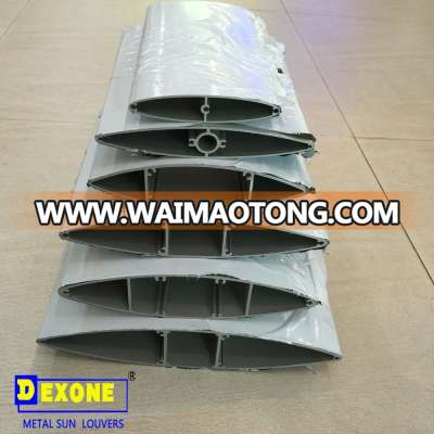 aluminum airfoil profile louver blade extrusion section